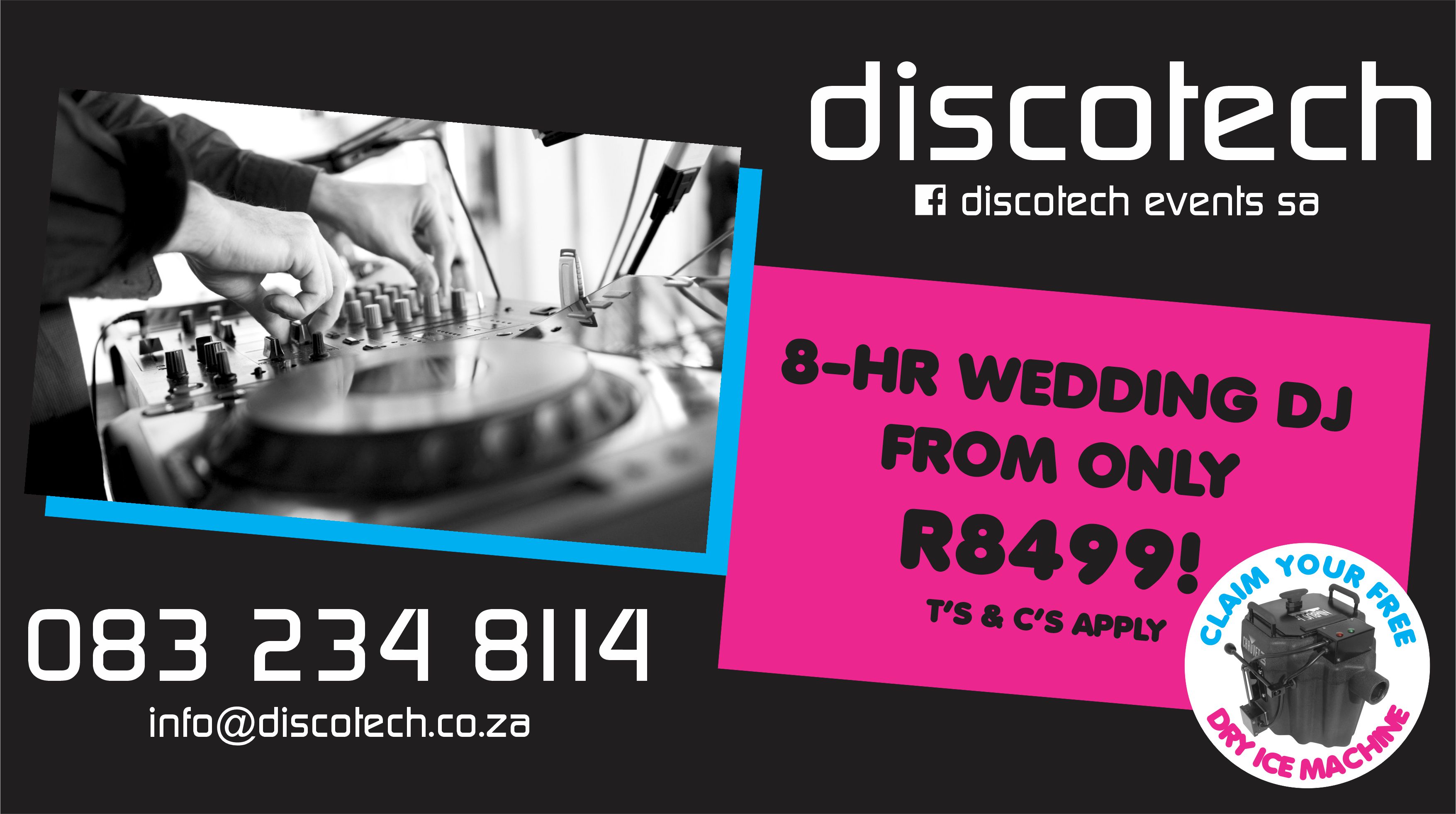 8-hr Wedding DJ Special